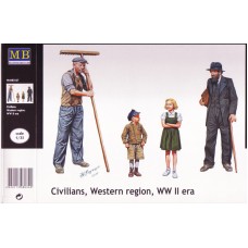 Фигурки людей западного региона, времен Второй Мировой войны