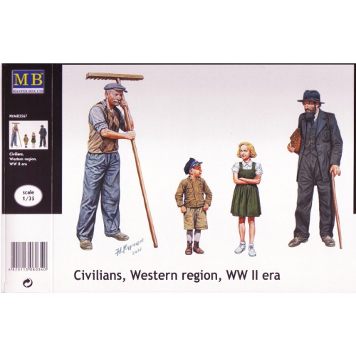 Фігури та мініатюри Фигурки людей западного региона, времен Второй Мировой войны