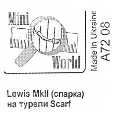 Lewis Mk II machine-gun on Scarf ring mount