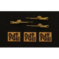 Набор деталировки №3 пулемет для PZL.37 "Los" "Szczeniak" 3 шт