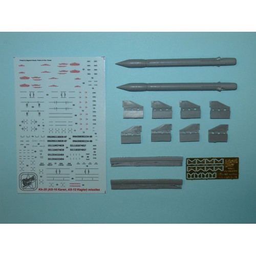 Набори деталіровки Набор вооружений: Ракета Kh-25 MP с переходным пилоном АПУ-68