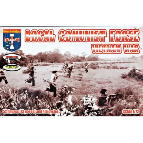 Фігури та мініатюри Місцева комуністична сила. (Війна у В'єтнамі) 1:72
