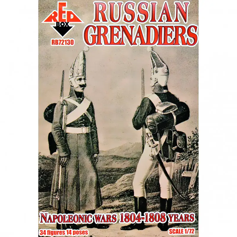 Збірна модель Російські гренадери (Наполеонівські війни 1804-1808) 1:72