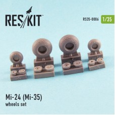 Смоляные колеса для вертолета Ми-24 (Ми-35)