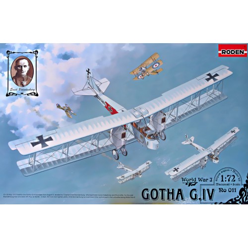Літаки Германский биплан-бомбардировщик Gotha G.IV