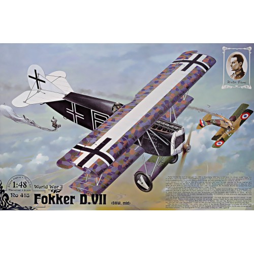 Літаки Германский истребитель-биплан Fokker D.VII OAW