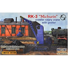 ZZ87024 PK-3 Michurin crawler rotary crane with greifer