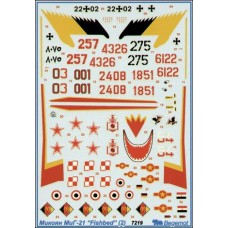 MiG-21 decal (part 2)