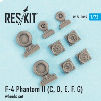 Смоляные колеса для самолета F-4C/D/E/F "Phantom II"
