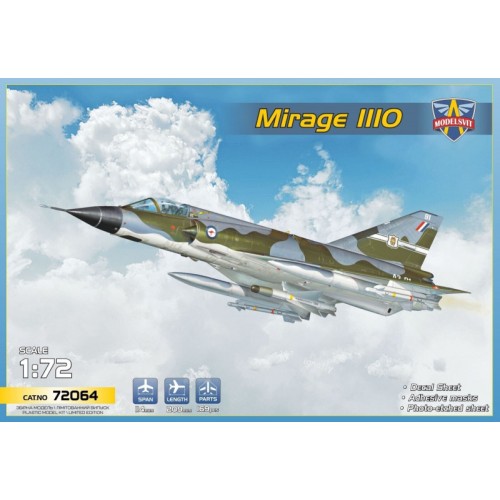 Збірна модель літака Французький багатоцільовий літак Mirage IIIO 1:72
