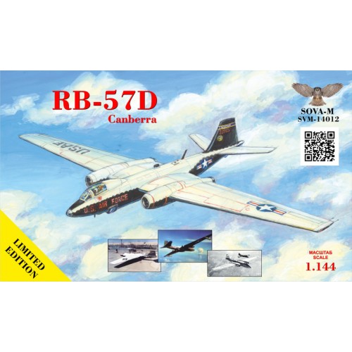 Збірна модель літака Самолет-разведчик RB-57D Canberra 1:144
