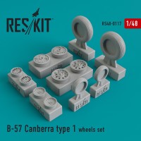 Смоляные колеса для самолета B-57 Canberra (1 типа)
