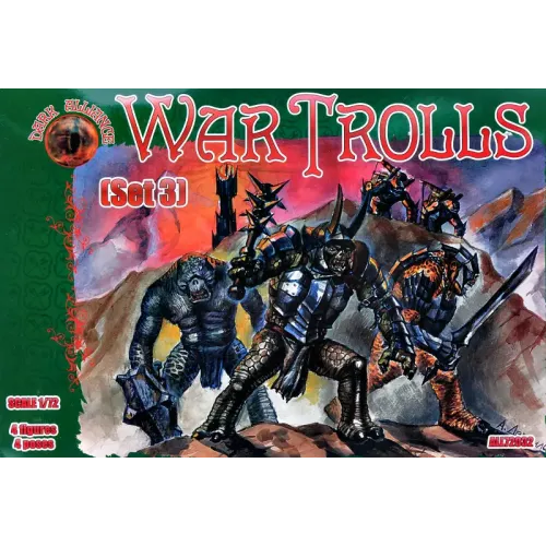 Фигуры и миниатюры Военные тролли, набор 3 1:72