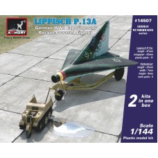 Немецкий экспериментальный истребитель Второй мировой войны с реактивным двигателем Lippisch P.13a с