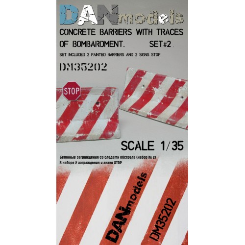 Набори деталіровки Бетонные заграждения со следами обстрела (набор №2)