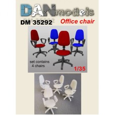 Аксессуары для диорамы. Офисный стул 4 шт.