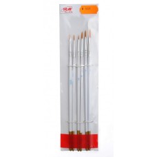 Набор маленьких синтетических кистей 6 штук