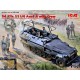 Бронетехника и артиллерия Немецкий бронетранспортер Sd.Kfz.251/6 Ausf.A с экипажем 1:35