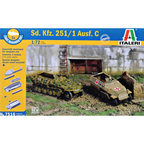 Бронетехніка та артилерія Бронетранспортёры Sd.Kfz. 251/1 Ausf. C
