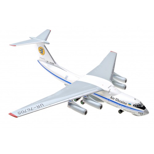 Колекційні моделі Военно-транспортный самолет Ил-76 авиалинии Украины (Борт 76705)