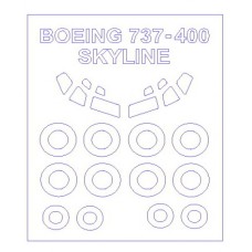 Маска для модели самолета Boeing 737 -300 / 400 / 500