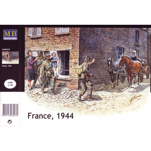 Фігури та мініатюри Сборные фигурки людей, Франция 1944