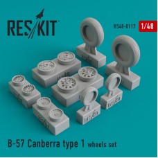 Смоляные колеса для самолета B-57 Canberra (1 типа)