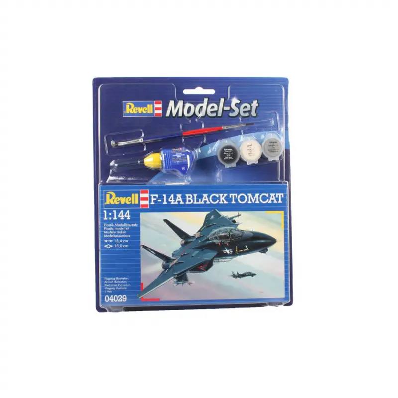 Сборная модель-копия Revell набор Истребитель F-14A «Томкэт» уровень 3 масштаб 1:144
