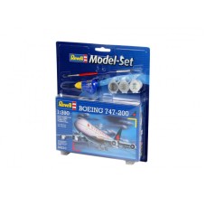 Подарочный набор с моделью пассажирского самолета Боинг 747-200