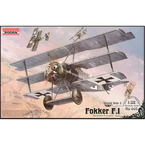 Літаки Германский истребитель-триплан Fokker F.I