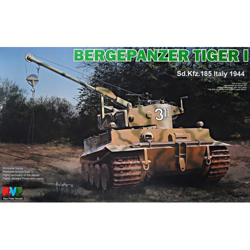 Бронетехніка та артилерія Танк Bergepanzer Tiger I, Италия, 1944 г.