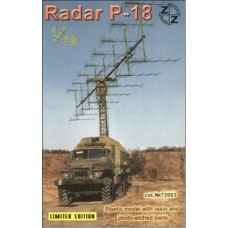 P-18 Soviet radar vehicle, plastic/resin/pe