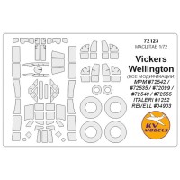 Маска для модели самолета Vickers Wellington (Special Hobby)