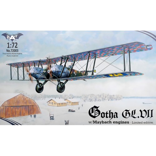 Сборная модель самолета Бомбардировщик Gotha GL.VII 1:72