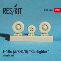 Смоляные колеса для самолета F-104 (A/B/C/D) Starfighter
