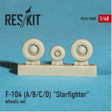 Смоляные колеса для самолета F-104 (A/B/C/D) Starfighter
