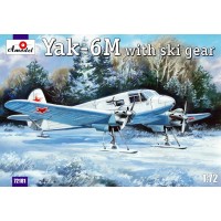Як-6M с лыжным шасси