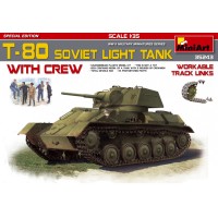 Легкий танк Т-80 с экипажем, специальная версия