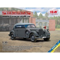 Typ 320 (W142) Немецкий штабной автомобиль времен Второй мировой войны с поднятым тентом