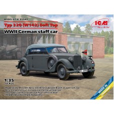 Typ 320 (W142) Немецкий штабной автомобиль времен Второй мировой войны с поднятым тентом