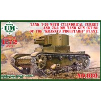 Танк Т-26 с цилиндрической башней и 76,2-мм пушкой (КТ-28)
