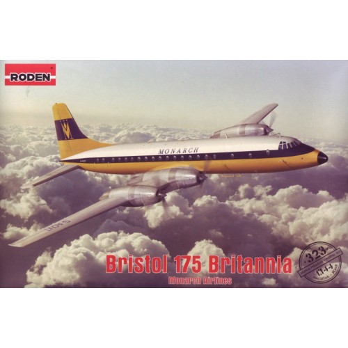 Збірна модель літака Лайнер Bristol 175 Britannia Monarch Airlines 1:144
