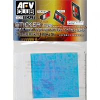 Наклейка для имитации антибликового покрытия линз для Leapard 2 (Hobby Boss)