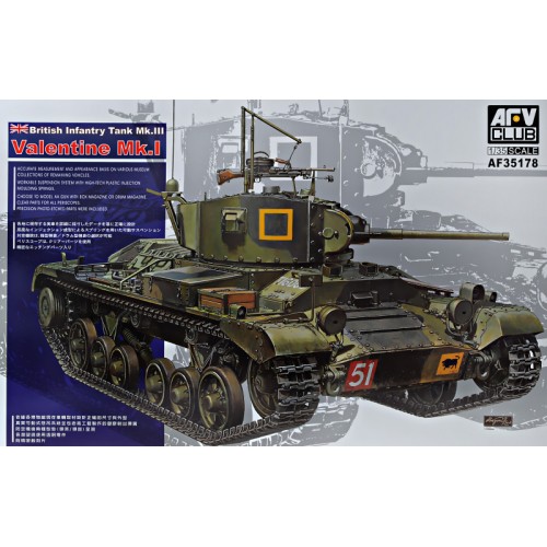 Бронетехника и артиллерия Британский пехотный танк Valentine Mk.1