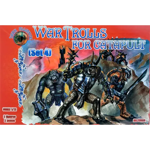 Фигуры и миниатюры Военные тролли для катапульты, набор 4 1:72