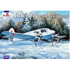 Як-6M с лыжным шасси