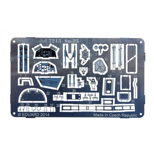 Фототравлення Набор фототравления для модели Су-25 производителя ART Model