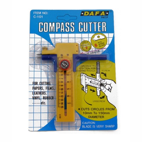 Ножі, ножиці та леза Модельный нож для круговых разрезов 1 шт.