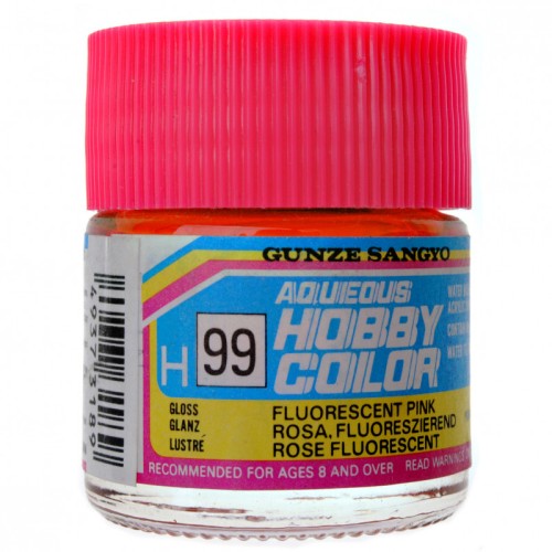 Фарба водорозчинна H099 Fluorescent Pink Глянец (H099)