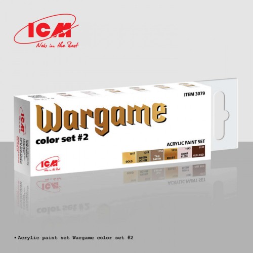 Набори водорозчинної фарби Набор акриловых красок для Wargame Color Set # 2